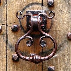 Antique door handle
